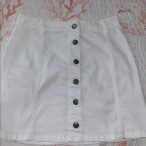 White skirt